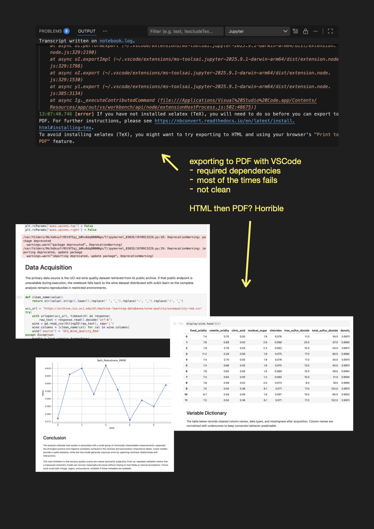 Notebook example screenshot 3