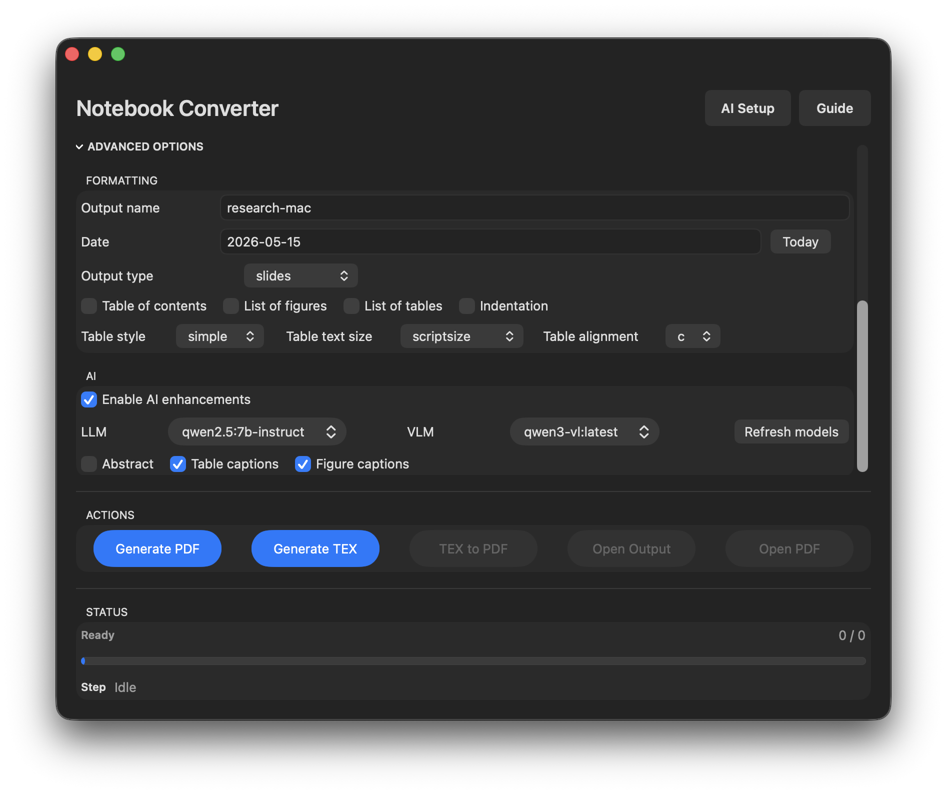 Notebook Converter screenshot 2